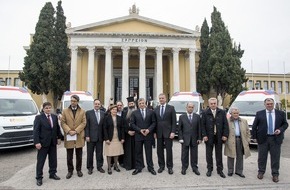 ASB-Bundesverband: Schnelle Hilfe: ASB bringt fünf Krankenwagen nach Griechenland