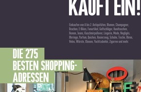 ZÜRICH KAUFT EIN!: Das neue ZÜRICH KAUFT EIN! 2013 / Die 275 besten Shopping-Adressen der Stadt Zürich. Auf 236 Seiten (BILD)