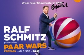 SAT.1: Freundliche Übernahme: SAT.1 wird zu Schmitz.1 / Umfangreiche 360°-Kampagne zum Start von "Paar Wars"