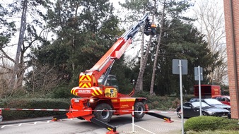 Feuerwehr Mülheim an der Ruhr: FW-MH: Sturmtief Eberhard erwischt auch Mülheim