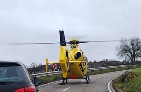 Polizeidirektion Neustadt/Weinstraße: POL-PDNW: Kallstadt - 17-Jähriger Motorradfahrer bei Verkehrsunfall verletzt