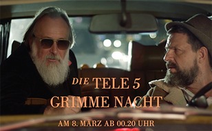 TELE 5: Mittwoch, 08. März 2017, ab 00:20 Uhr: Die TELE 5 Grimme-Preis-Nacht, präsentiert von Friedrich Liechtenstein / TELE 5 zeigt seine Grimme-Preis-nominierten Formate seit 2012