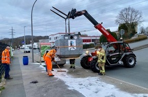 Feuerwehr Iserlohn: FW-MK: Altöl vergossen