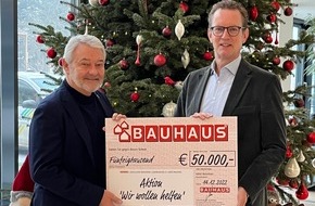 Bauhaus AG: BAUHAUS: Soziales Engagement zum Weihnachtsfest