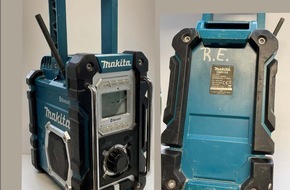 Polizei Paderborn: POL-PB: Polizei sucht Besitzer eines Baustellenradios