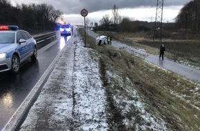 Polizeidirektion Bad Kreuznach: POL-PDKH: Überschlag auf der B420