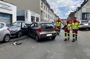 Feuerwehr Oberhausen: FW-OB: Verkehrsunfall auf der Grenzstra&szlig;e