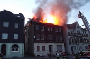 Feuerwehr Dortmund: FW-DO: 19.09.2018 - Feuer in Bövinghausen
Dachstuhlbrand in leerstehendem Gebäude