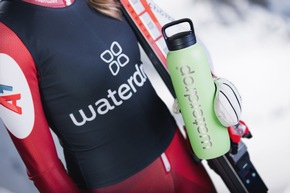 waterdrop® kompensiert CO2-Ausstoß von Skirennläuferin und Markenbotschafterin Mirjam Puchner