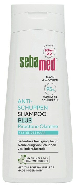 Pressemitteilung: Gezielte Pflege bei Schuppenbildung: sebamed Anti-Schuppen Shampoos für unterschiedliche Haartypen