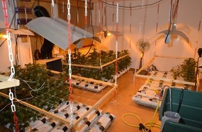 Polizeiinspektion Northeim: POL-NOM: Professionelle Indoorplantage in Doppelhaus betrieben