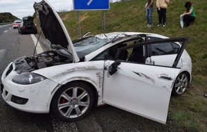 Polizeidirektion Kaiserslautern: POL-PDKL: Mehrere Verletzte bei Verkehrsunfall auf der A 63