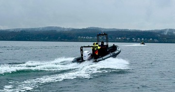 Polizeipräsidium Einsatz: POL-Einsatz: Training der Maritimen Einsatzeinheit auf dem Bodensee