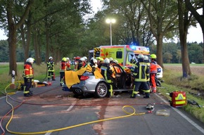 POL-STD: Zwei Schwerverletzte bei Unfall auf Landesstraße 124 in der Gemarkung Harsefeld