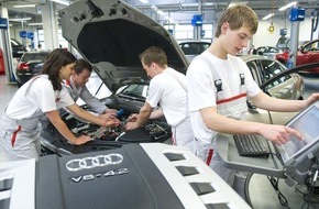 Audi AG: Ausbildungsoffensive zum Jubiläum: 100 zusätzliche Ausbildungsstellen zum 100. Geburtstag von Audi