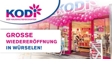 KODi Diskontläden GmbH: Große Wiedereröffnung in Würselen!