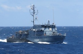 Presse- und Informationszentrum Marine: Kieler Minenjagdboote lösen sich im NATO-Einsatzverband ab