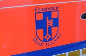 Feuerwehr Dorsten: FW-Dorsten: Schwerer Verkehrsunfall im Kreuzungsbereich. Rettungshubschrauber im Einsatz