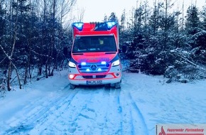 Feuerwehr Plettenberg: FW-PL: Rodelunfälle, Handyortung und überdurchschnittliches Einsatzaufkommen im Rettungsdienst hielten Einsatzkräfte der Vier-Täler-Stadt auf Trab.