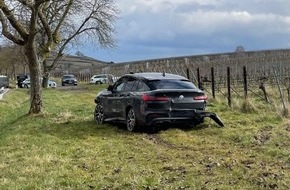 Polizeidirektion Landau: POL-PDLD: Hohe Verkehrsunfallschäden durch alkoholisierte Verkehrsteilnehmerin 28.02.2025, 12:15 Uhr