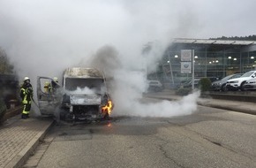 Polizeidirektion Kaiserslautern: POL-PDKL: Fahrzeugbrand