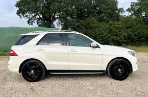 Polizeidirektion Hannover: POL-H: Zeugen gesucht: Wei&szlig;er Mercedes-Benz in Hannover-Badenstedt entwendet