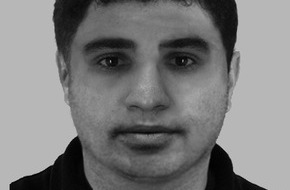 Polizei Düsseldorf: POL-D: Überfall in Friedrichstadt - Wer kennt den Spielhallenräuber? - Polizei fahndet öffentlich - Phantombild hängt als Datei an