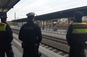Bundespolizeiinspektion Kaiserslautern: BPOL-KL: Einsatz der Bundespolizei Kaiserslautern am Hauptbahnhof Speyer