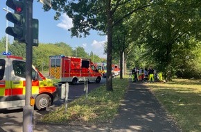 Feuerwehr und Rettungsdienst Bonn: FW-BN: Feuerwehr und Bonner Hilfsorganisationen unterst&uuml;tzen bei der Evakuierung einer Regionalbahn