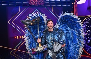 ProSieben: Überraschende Enthüllung. Strahlender Sieger. "The Masked Singer" dominiert den Samstagabend / Luca Hänni gewinnt