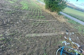 Landespolizeiinspektion Nordhausen: LPI-NDH: Kabelmäntel und Kabeltrommel aufgefunden - Wer kann Hinweise geben?