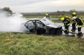 Polizeidirektion Landau: POL-PDLD: PKW Vollbrand