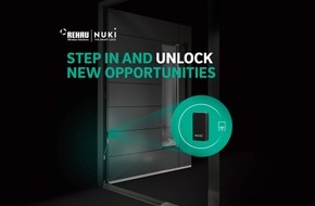 REHAU Industries SE & Co. KG: New doors are opening: Step in and unlock new opportunities. REHAU Window Solutions zeigt neue smarte Zutrittsl&ouml;sung auf der Fensterbau Frontale 2026.