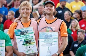 Bundesverband Garten-, Landschafts- und Sportplatzbau e. V. GaLaBau / Gr&uuml;n in die Stadt: Sieg in N&uuml;rnberg: Jan Ole Barth und Niklas von der Brehling entscheiden Landschaftsg&auml;rtner-Cup f&uuml;r sich