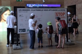 IG saubere Umwelt IGSU: Communiqué: «Ensemble contre le littering: la contribution de la population genevoise»