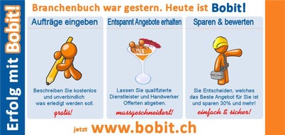 Bob Rocks GmbH: Bobit: Auftrags-Auktionen jetzt auch in der Schweiz