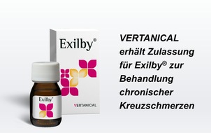 Vertanical GmbH: Durchbruch im Kampf gegen Volksleiden R&uuml;ckenschmerzen / M&uuml;nchener Biopharmaunternehmen erh&auml;lt Zulassung f&uuml;r neuartiges Schmerzmedikament