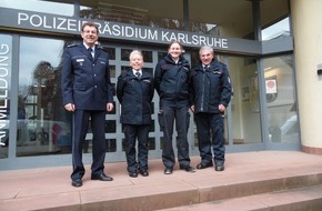 Kreisfeuerwehrverband Landkreis Karlsruhe: FW-KA: Die Feuerwehr sagt dem scheidenden Polizeipressesprecher Danke.