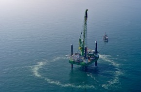 Trianel GmbH: Erfolgreicher Schallschutz beim Trianel Windpark Borkum / Luftblasen schützen Nordsee-Schweinswale (mit Bild)