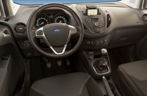Ford-Werke GmbH: Ford Transit Courier und Ford Tourneo Courier jetzt auch als "Sport"-Modelle; Nutzfahrzeug-Marktanteil weiter gesteigert