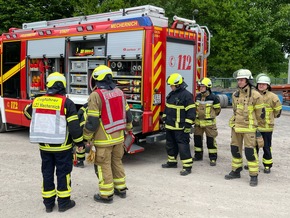 FW Mechernich: Zugübung des Löschzugs 2 der Stadt Mechernich am 17. Mai 2025