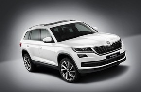 Skoda Auto Deutschland GmbH: SKODA KODIAQ feiert Messedebüt in Paris und startet in Deutschland ab 25.490 Euro (FOTO)