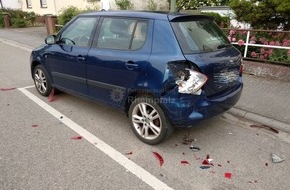 Polizeipräsidium Rheinpfalz: POL-PPRP: Unfall gebaut, Führerschein weg - Verkehrsunfallflucht lohnt sich nicht