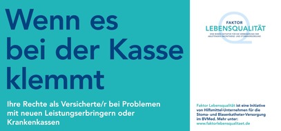 Initiative Faktor Lebensqualität: Pressemeldung Faktor Lebensqualität vom 31.3.2022 | Wenn die Versorgung mit Hilfsmitteln nicht rund läuft