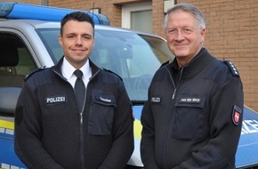 Polizeiinspektion Rotenburg: POL-ROW: ++ Staffelübergabe in der Pressestelle der Polizei - Marvin Teschke wird neuer Polizeisprecher ++