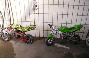Polizeiinspektion Nienburg / Schaumburg: POL-STH: Pocket-Bikes sichergestellt