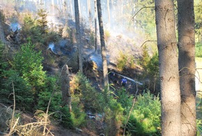 FW-MK: Waldbrand im Grüner Tal fordert die Feuerwehr