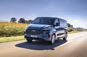 Ford Motor Company Switzerland SA: Neuer Ford Tourneo Custom: Neun Sitze, mehr Komfort, viele Hightech-Funktionen und variabel nutzbarer Raum