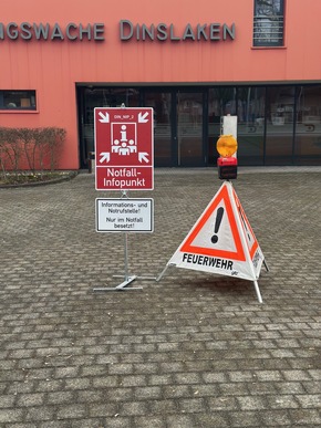 FW Dinslaken: Test der Notfallinformationspunkte in Dinslaken liefert wichtige Erkenntnisse