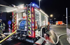 Feuerwehr Recklinghausen: FW-RE: Brand in leerstehendem Gebäude - keine Verletzten